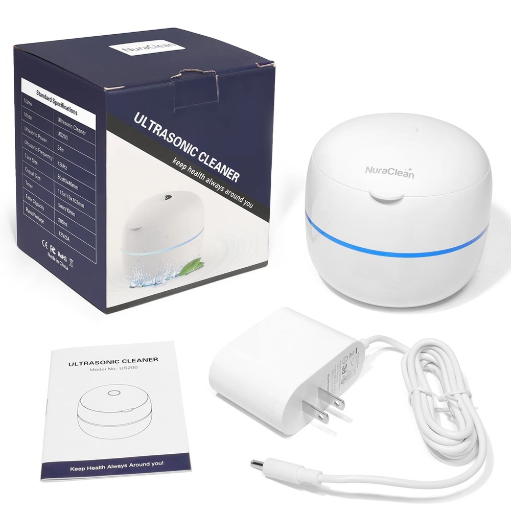 NuraClean UV Ultrasonic Cleaner for Aligners, Dentures, and Jewelrys & more 056